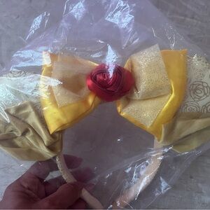 Disney Yellow and Red Rose Hair Accessory